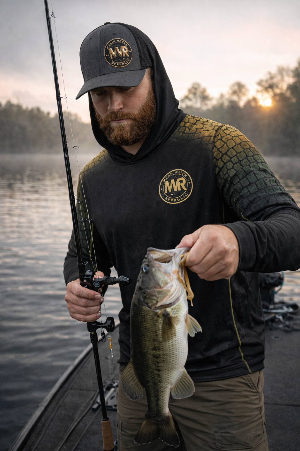 MWR hoodie front/back